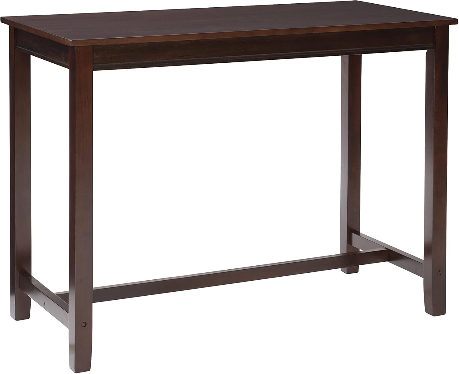 Linon Mesa Claridge de 42 pulgadas de altura de barra Espresso