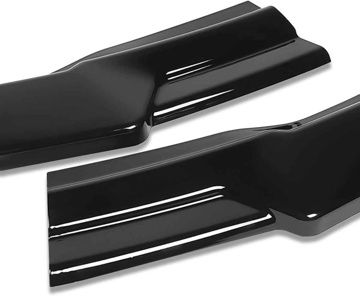 DNA MOTORING 2-PU-523-PBK Borde de parachoques delantero negro brillante MP-Style Compatible con modelos Sienna 11-15 excluye SE Sport