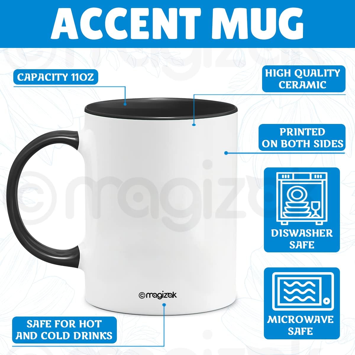 Tazas de café personalizadas con foto personalizada, taza de cerámica de 11 onzas, taza personalizada con fotos, texto, imágenes, haz tu propia