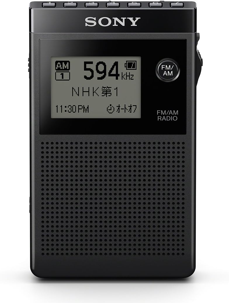 Sony Sony PLL sintetizador Radio FMAMWide FM compatiblex7247x8033 rollo aguja tamaño tarjeta de visita SRF-18 R356