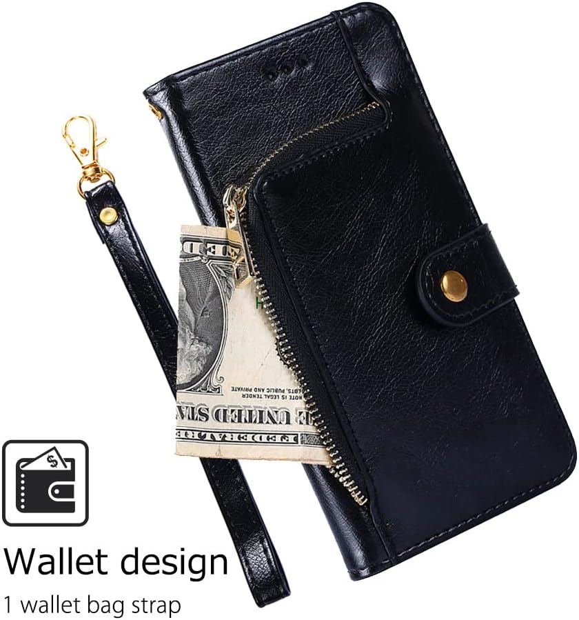 Funda de teléfono con cremallera para XIAOMI MI Poco X3 PRO, funda delgada de piel sintética de alta calidad para MI Poco X3 PRO, 3 ranuras para
