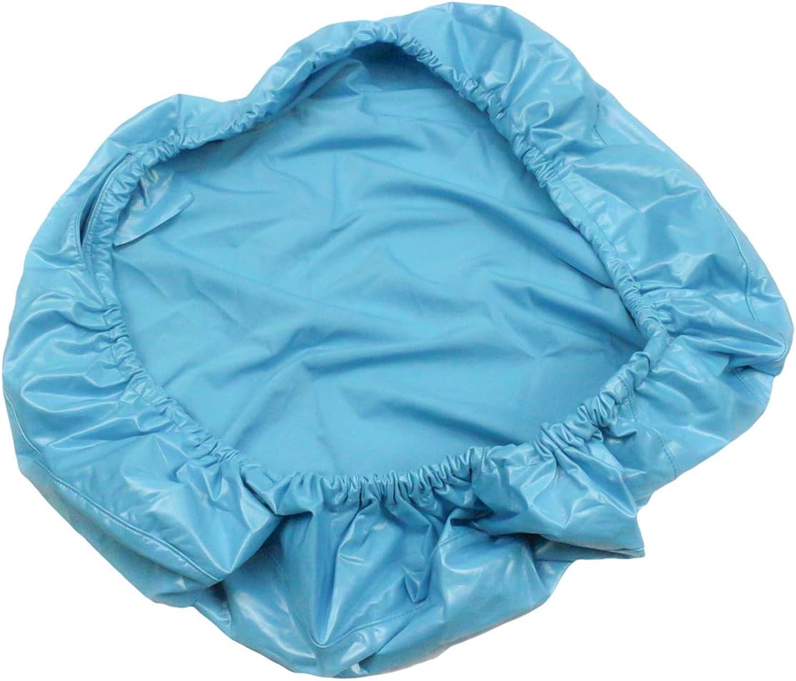 Juego de 4 fundas protectoras completas para sillas dentales, seda de leche avanzada + TPU + película compuesta impermeable (tamaño grande, azul)