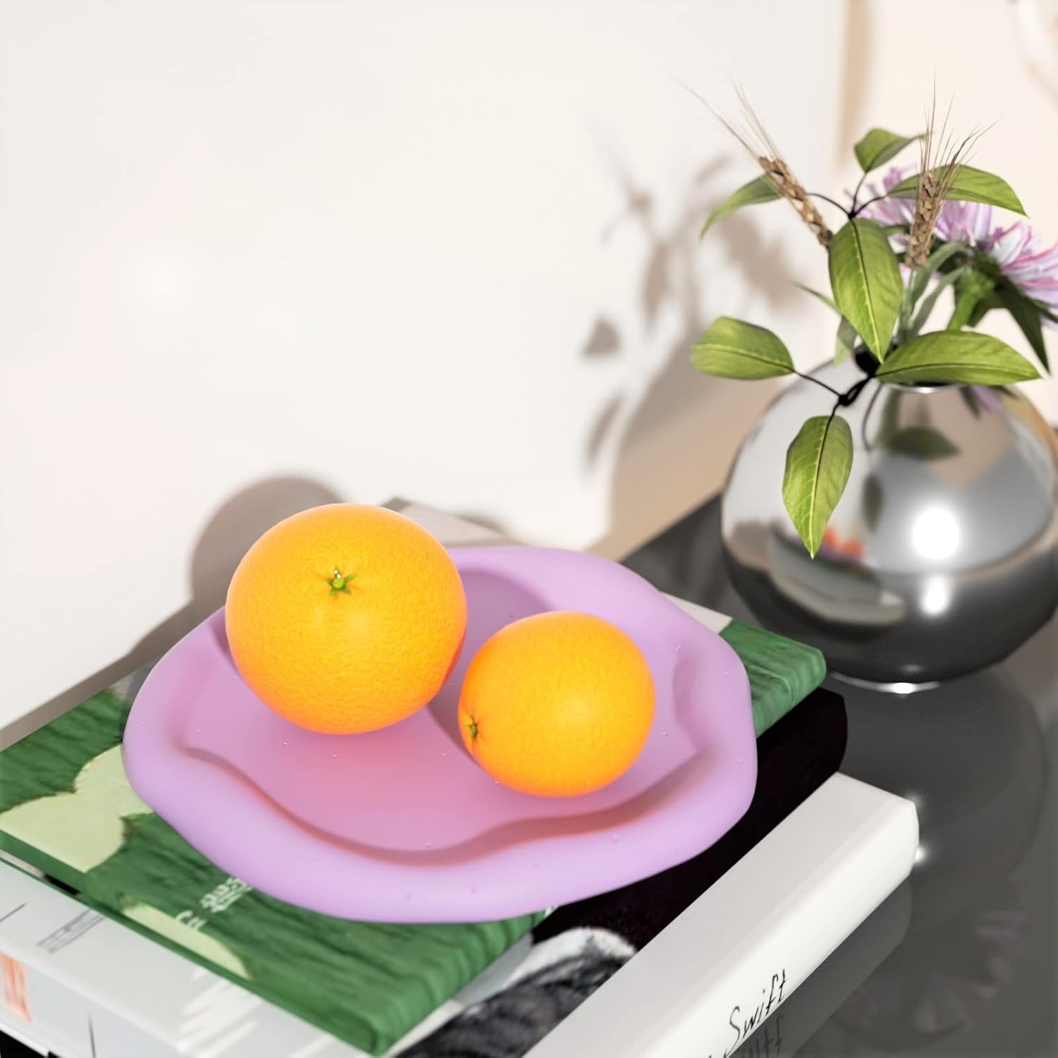 Bandeja geométrica de terrazo moldes de silicona Jesmonite Kits de cemento chips que hacen moldes para el hogar joyería baratija decoración
