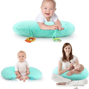 RoamReady Almohadas de lactancia para lactancia, almohada multifuncional para lactancia materna para mujeres, almohada de alimentación del bebé con RoamReady Almohadas de lactancia para lactancia, almohada multifuncional para lactancia materna para mujeres, almohada de alimentación del bebé con