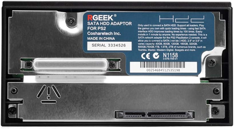 RGEEK Conector SATA HDD Enchufe para Sony PS2 Playstation 2 - Imagen 3