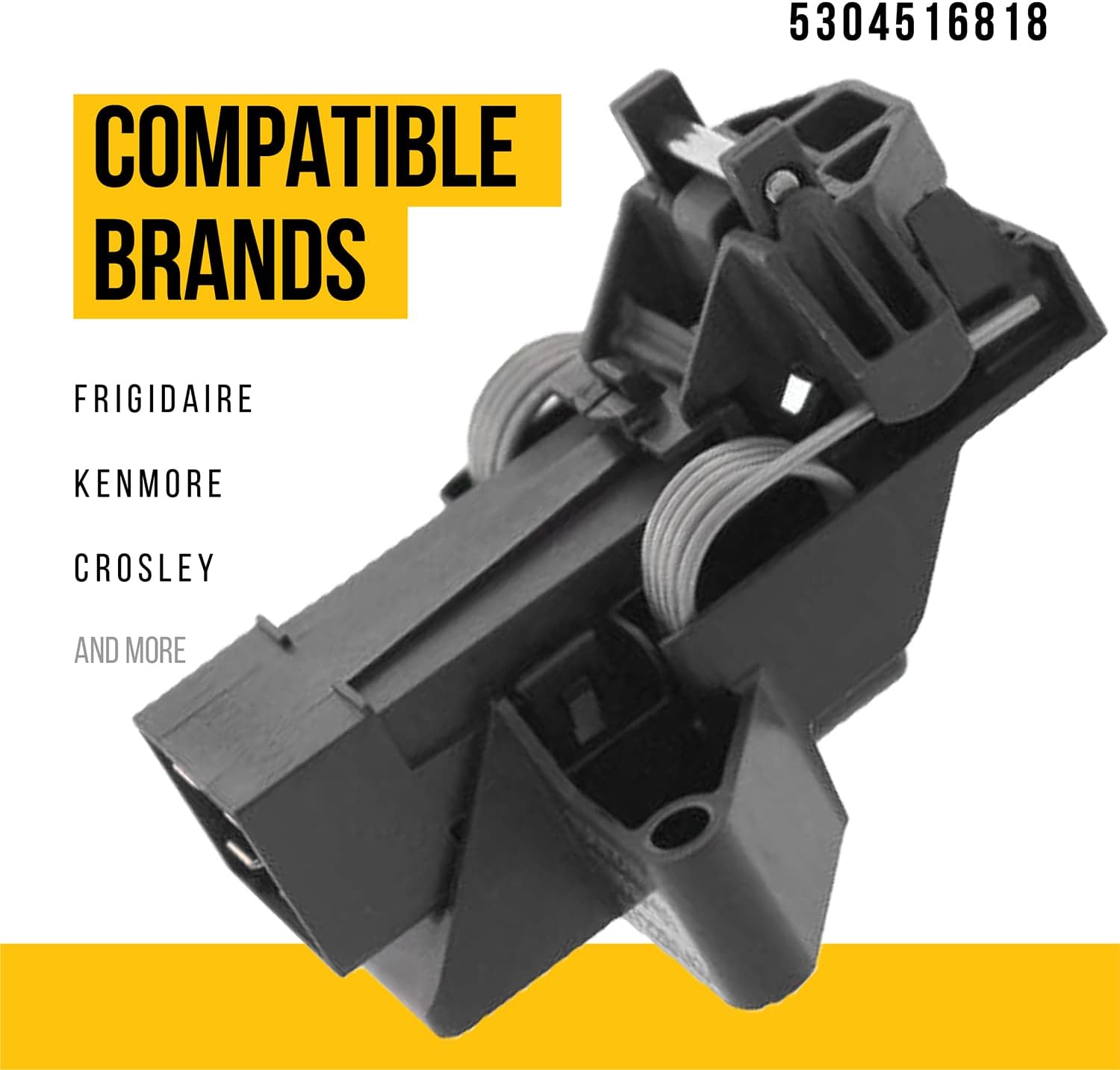 Conjunto de pestillo de puerta 5304525218 5304516818 actualizado  Piezas compatibles con lavavajillas Frigidaire Kenmore  Sustituye a AP6783743