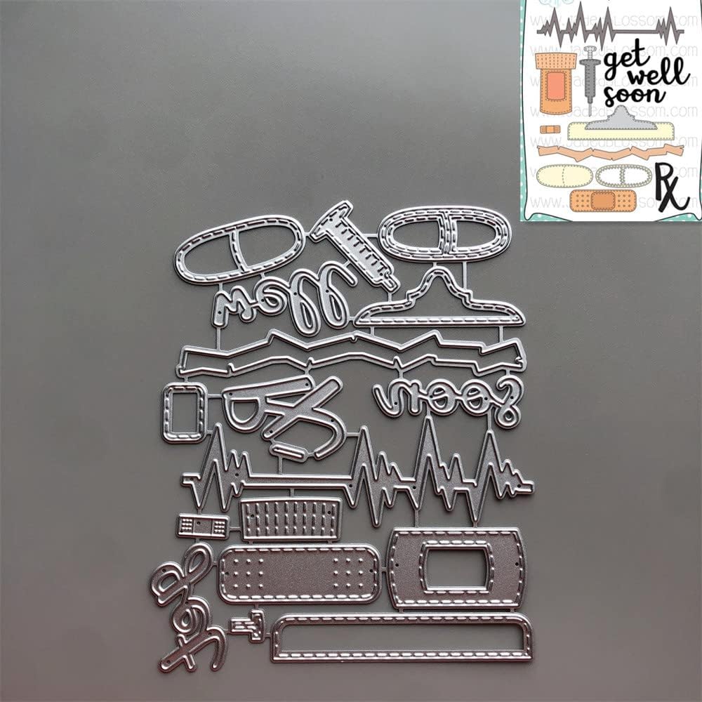 0 Tarifa de envío de más de 15 USD Suministros médicos Troqueles de corte de metal para hacer tarjetas de grabación en relieve Papel álbum de fotos