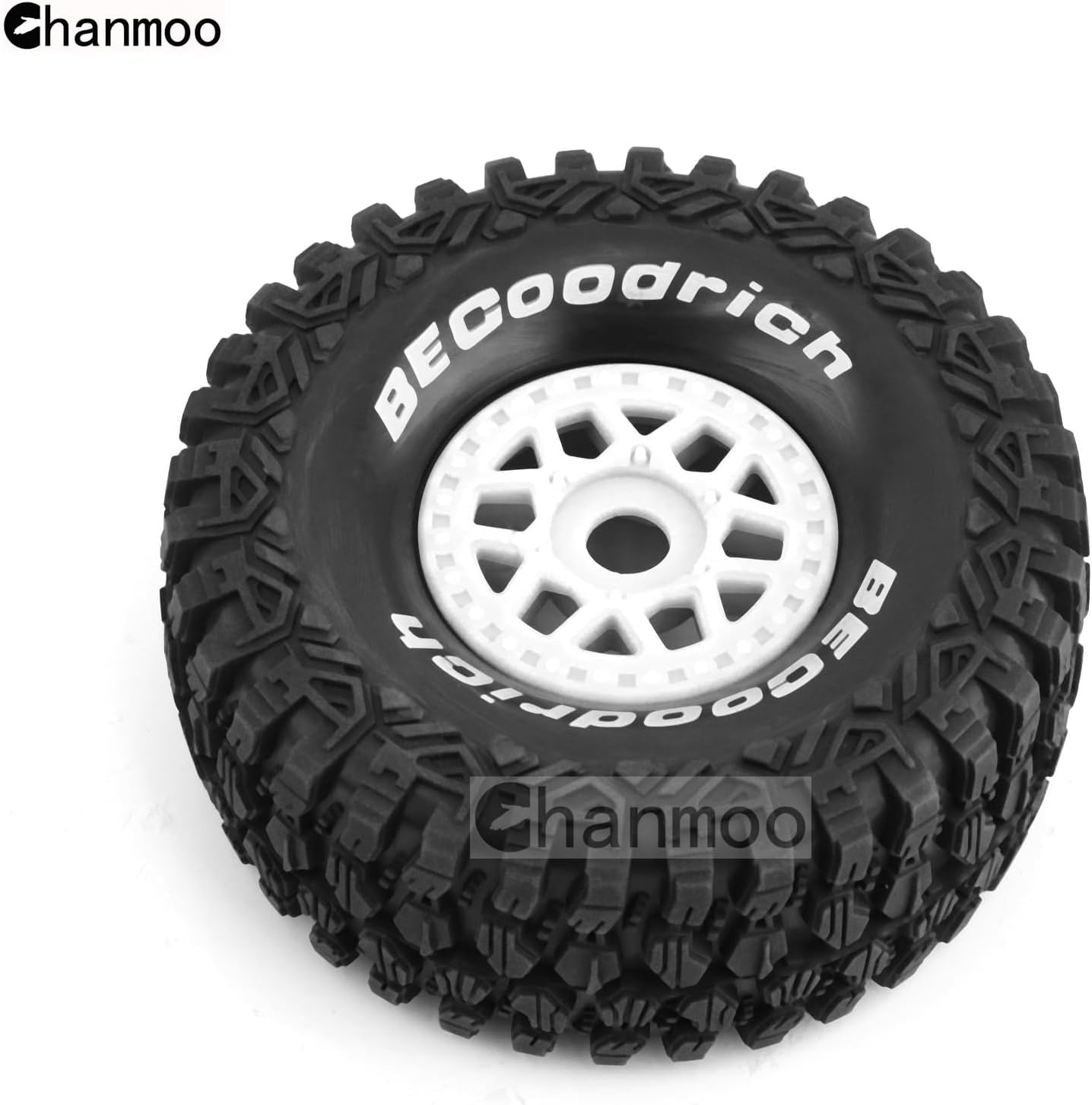 17 18 RC Short Course Truck Buggy Neumáticos y ruedas de 0.669 in Hex OD 5.315 in Neumáticos todoterreno para 17 18 Escala RC Off-Road Truck Car HSP