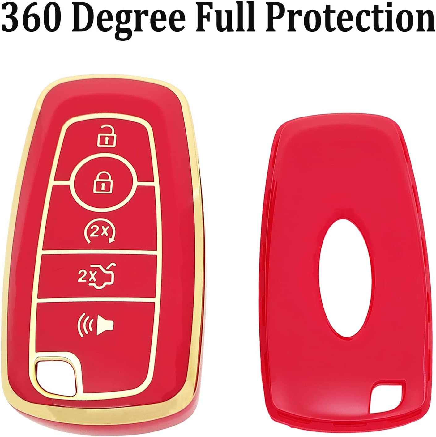 Funda para llavero para Ford Fusion Edge Mustang F150 Explorer Expedition