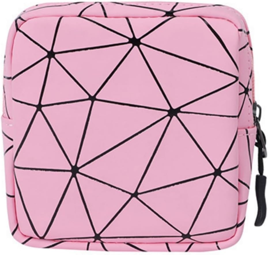 Bolsa de almacenamiento de servilletas sanitarias, bolsa de taza menstrual, bolsa de período para adolescentes y niñas, almohadilla menstrual