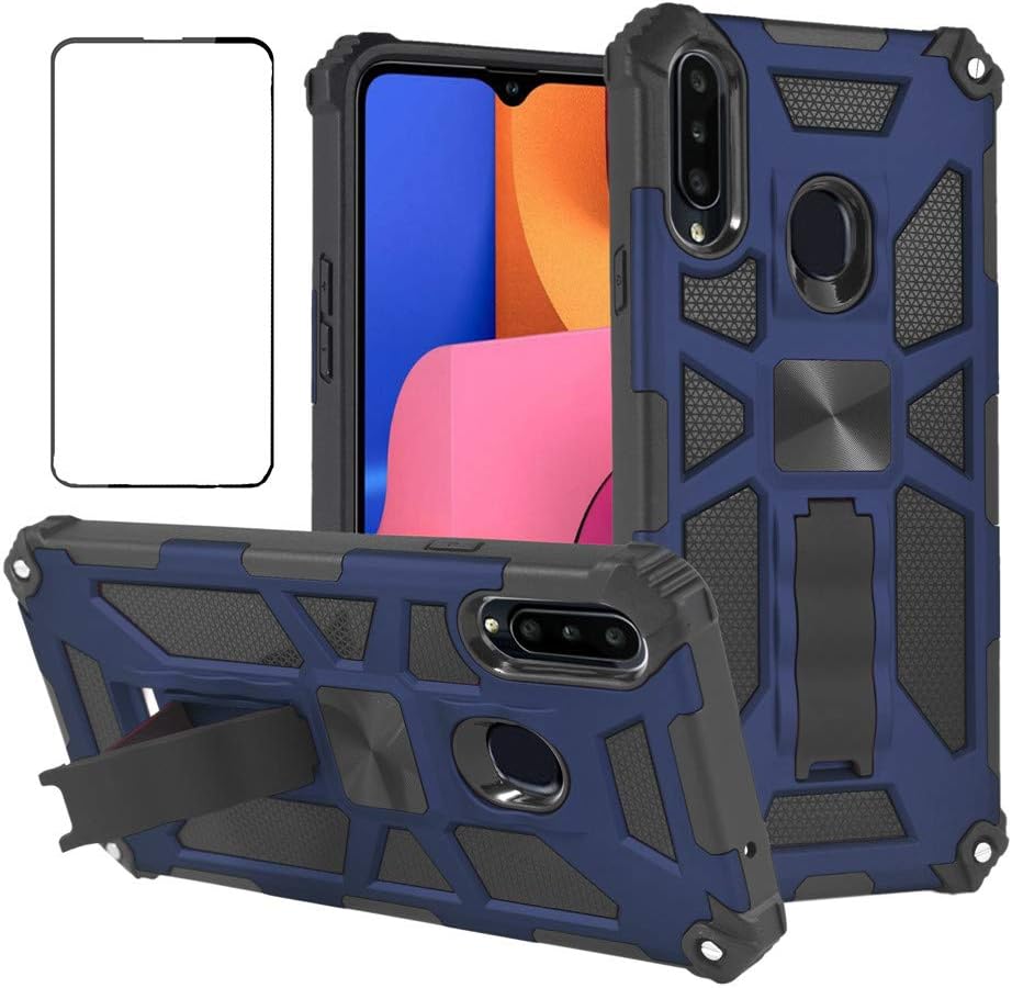 Asuwish Funda compatible con Huawei Y9 Prime 2019Honor 9XP Smart Z y protector de pantalla de vidrio templado, accesorios de celda, soporte de