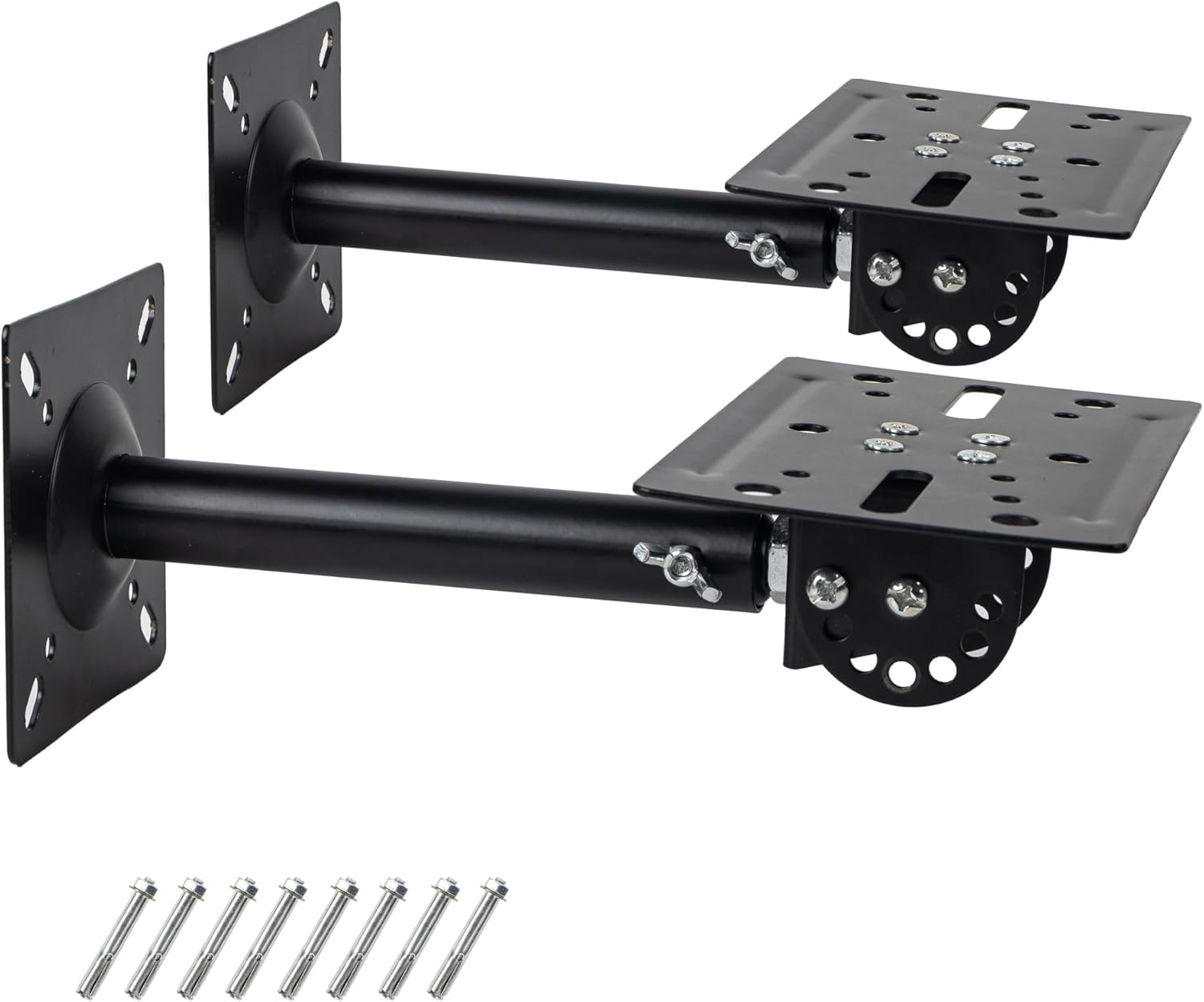 Soportes de altavoz resistentes que soportan hasta 80 libras  Montaje en pared de altavoz, techo o estante  Soportes de montaje en pared para