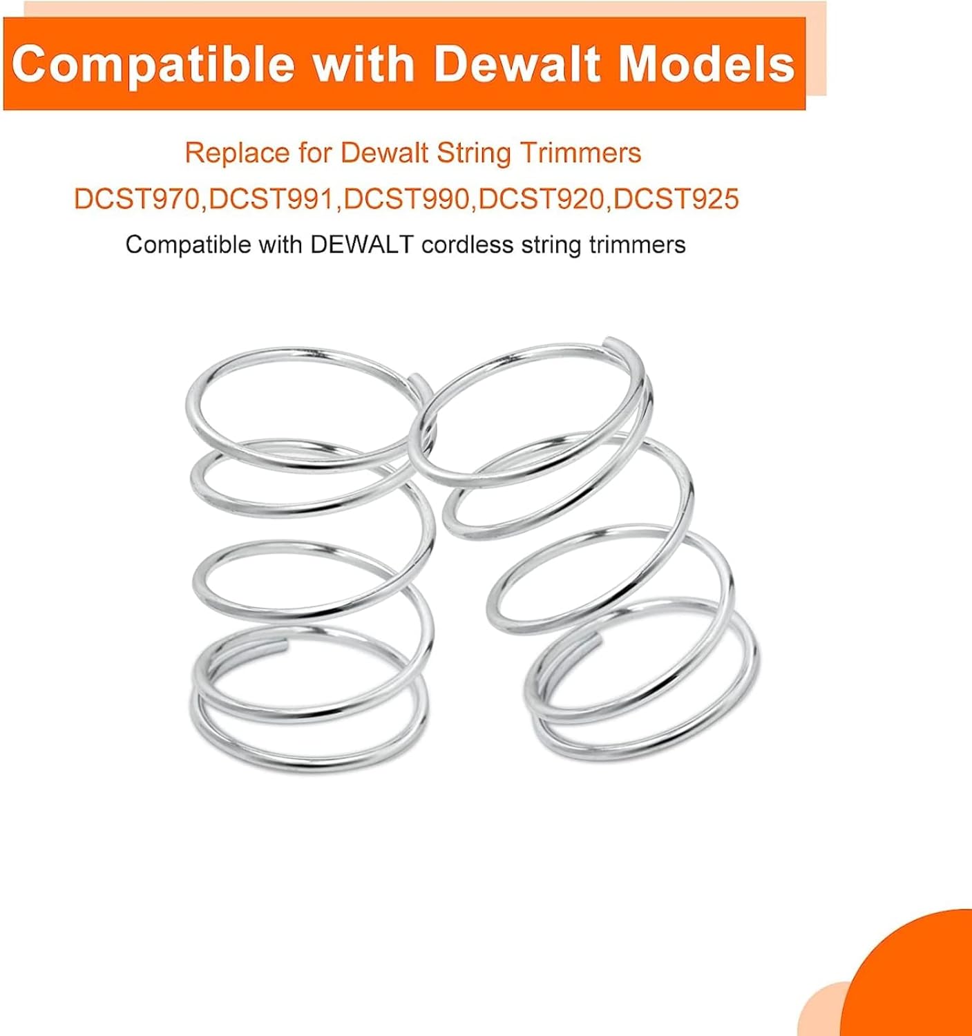 THTEN DWO1DT995 Base de resorte de repuesto compatible con Dewalt DCST970, DCST922, DCST990, DCST920, DCST925, DCST991, recortadora de cuerdas