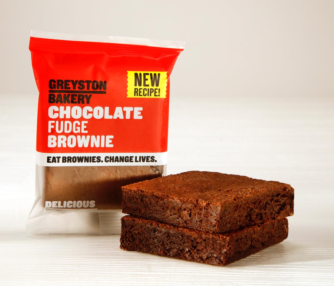 Greyston Bakery Brownie de chocolate dulce de azúcar y doble chispas de chocolate blondie-horneado fresco, 12 piezas, certificado Kosher y B