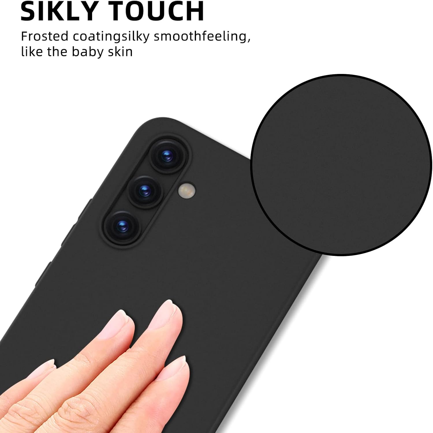 X-level Funda para Samsung Galaxy A54 5G Slim Fit Soft TPU Super Ultra Thin Serie Guardian A54 5G Teléfono Cubierta Trasera Luz Protectora Acabado