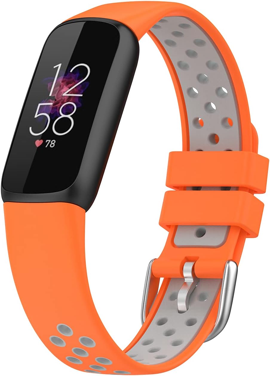 Correas de repuesto compatibles con correas Fitbit Luxe, accesorios para reloj inteligente, bandas de silicona transpirable, correa deportiva de