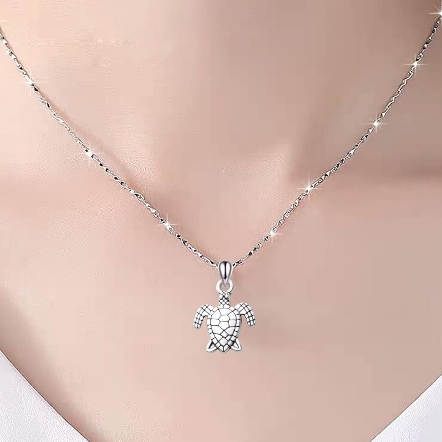 Aylifu 60 dijes de tortuga marina de aleación para bricolaje, collares, pulseras, joyas, manualidades, accesorios, 5 colores, Zinc, No es una piedra