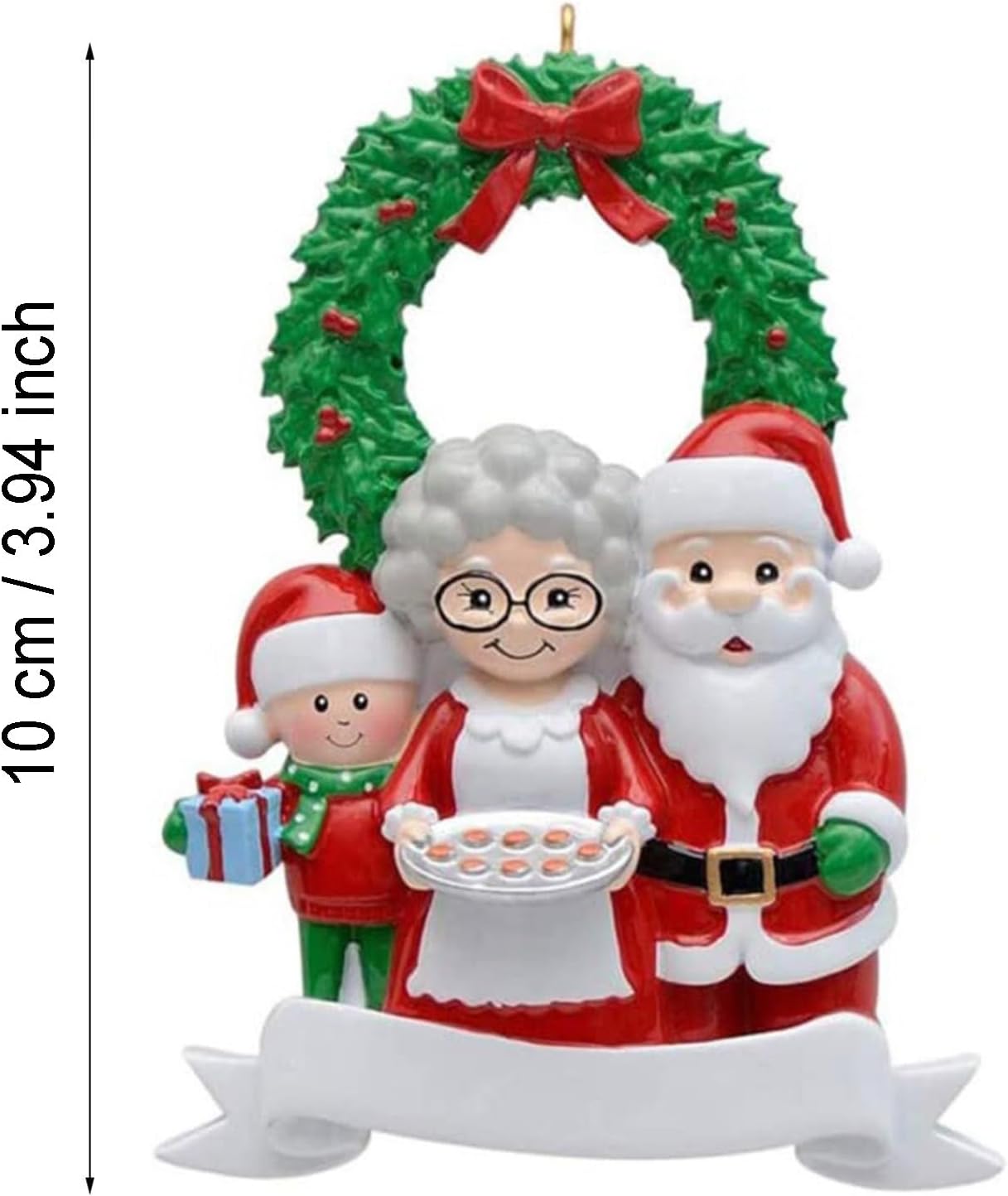 Adorno de Navidad familiar personalizado 2023  Decoración de Navidad personalizada para el hogar, muñeco de nieve, Papá Noel, adornos colgantes de