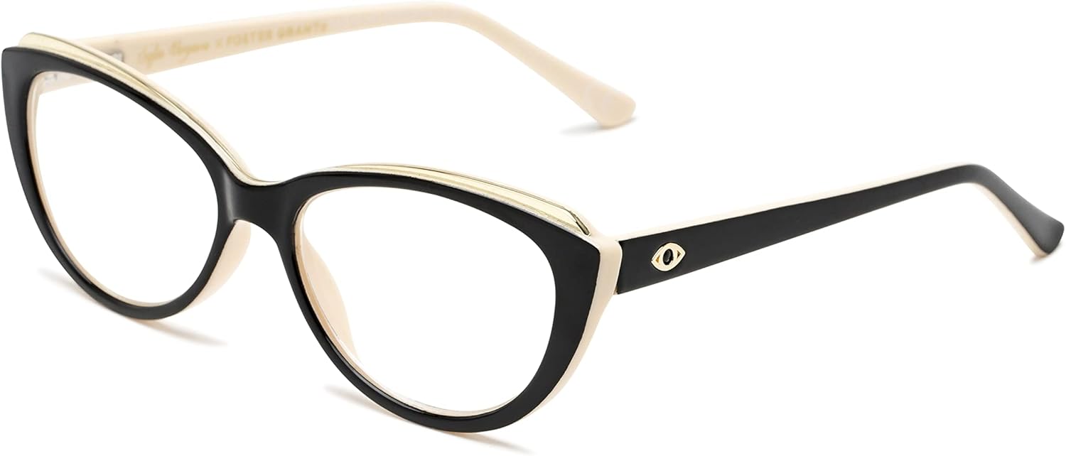 Sofia Vergara x Foster Grant Gafas de lectura Sofia Blue Light Multi Focus Cat-Eye para mujer