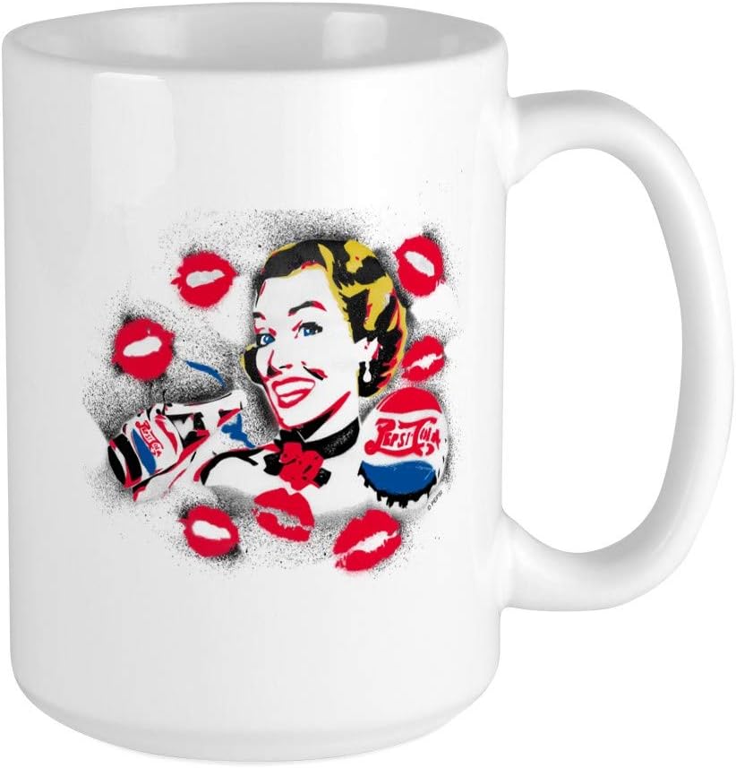 CafePress Pepsi Woman 15 oz (444 ml) Ceramic Coffee Mug