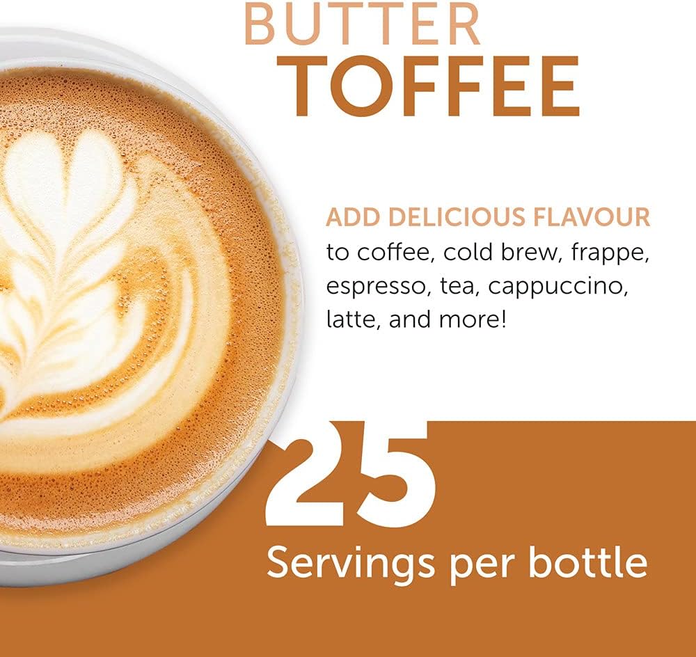 Toffee inglés – Jordan’s Skinny Syrups sin azúcar, 25.4 onzas líquidas