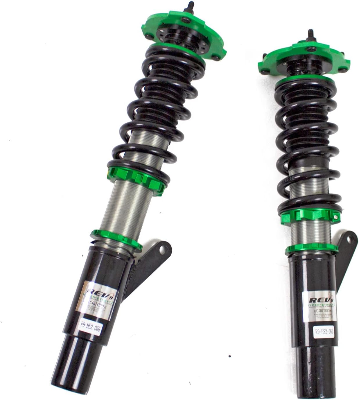 R9-HS2-060_1 compatible con Volkswagen Golf (MK7) 2015-20 Hyper-Street II Kit de coilover con ajuste de fuerza de amortiguación de 32 vías (1.949