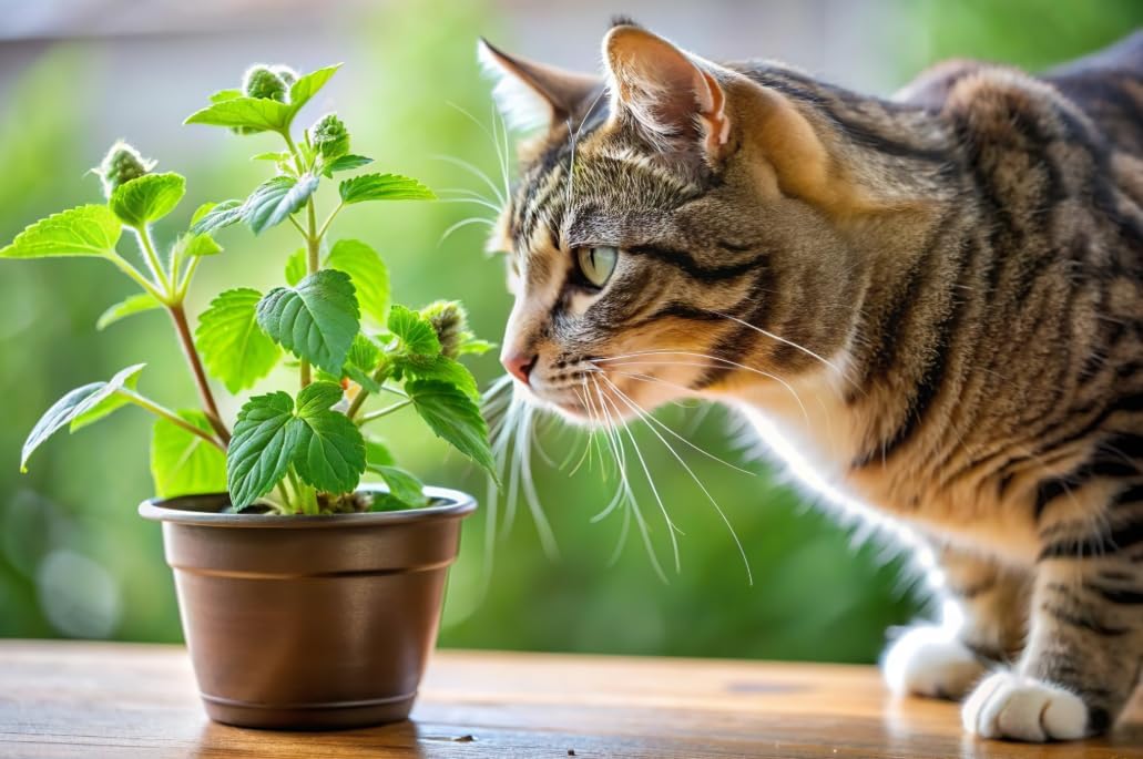 Semillas de hierba gatera – Nepeta cataria para plantar, más de 2200 semillas de hierbas, cultivo en interiores o exteriores, reliquia, sin OMG, a