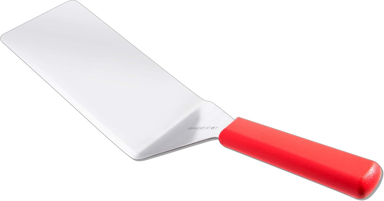 Mundial Serie 5600 Espátula Turner 8 X 4 Pulgadas Mango Rojo