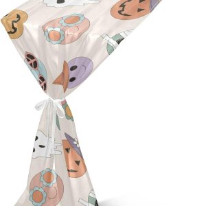 Hippie Groovy Camino de mesa de Halloween para decoración de cocina, decoración de Halloween, 108 pulgadas de largo Hippie Groovy Camino de mesa de Halloween para decoración de cocina, decoración de Halloween, 108 pulgadas de largo