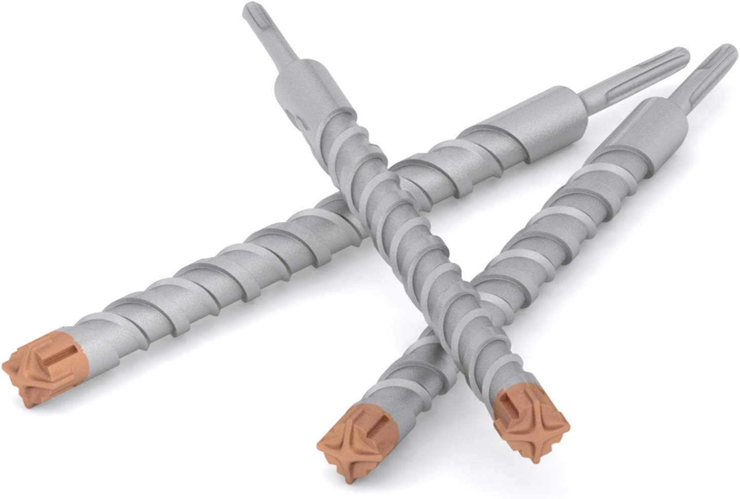 TANG SDS Plus – Broca de martillo de roatría de 1-38 pulgadas x 13-34 pulgadas para instalación de paneles de valla al aire libre, kit de valla de
