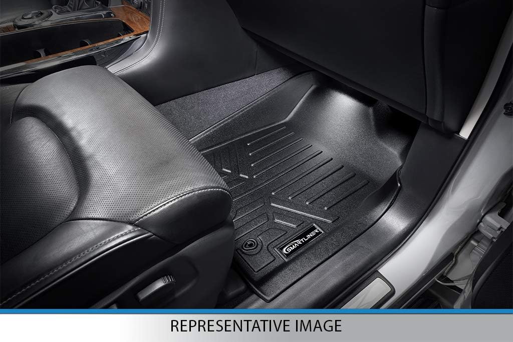 MAXLINER – Juego de alfombrillas de primera fila, color negro, compatibles con Chevrolet Traverse 2018-2023, todos los modelos