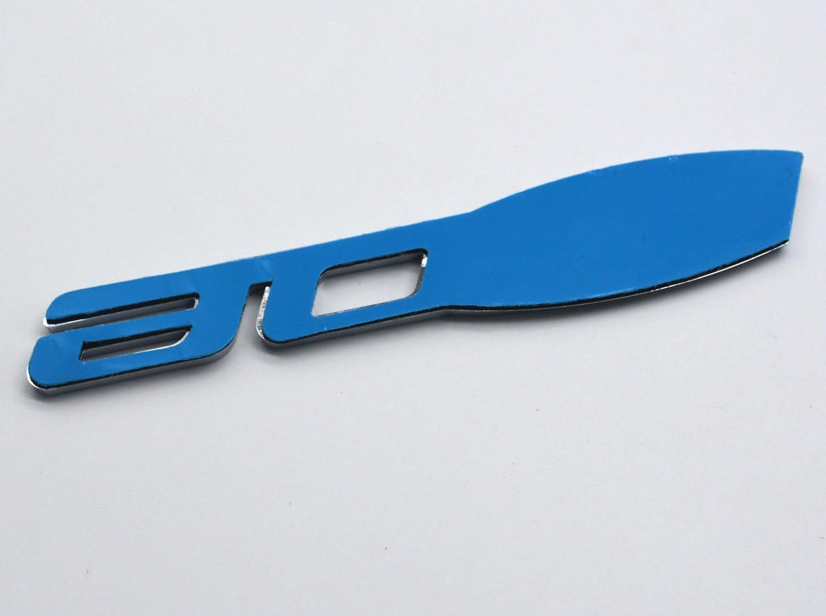 2 emblemas de Chevy Corvette C6 Z06, insignias 3D de 505 CV de repuesto para Chevrolet Corvette C6 2006-2013 (rojo cromado)