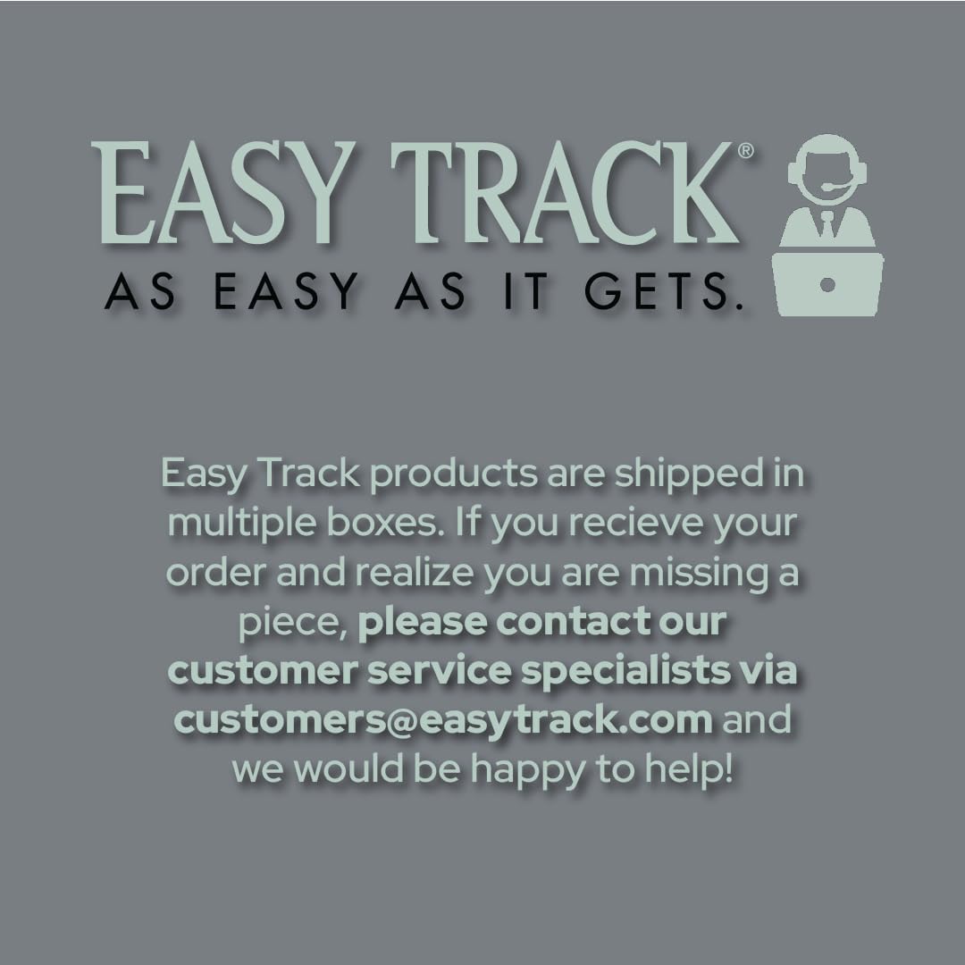 Easy Track PH42-CG – Kit de almacenamiento de ropa con torre de esquina ajustable, organizador de armario, gris desgastado