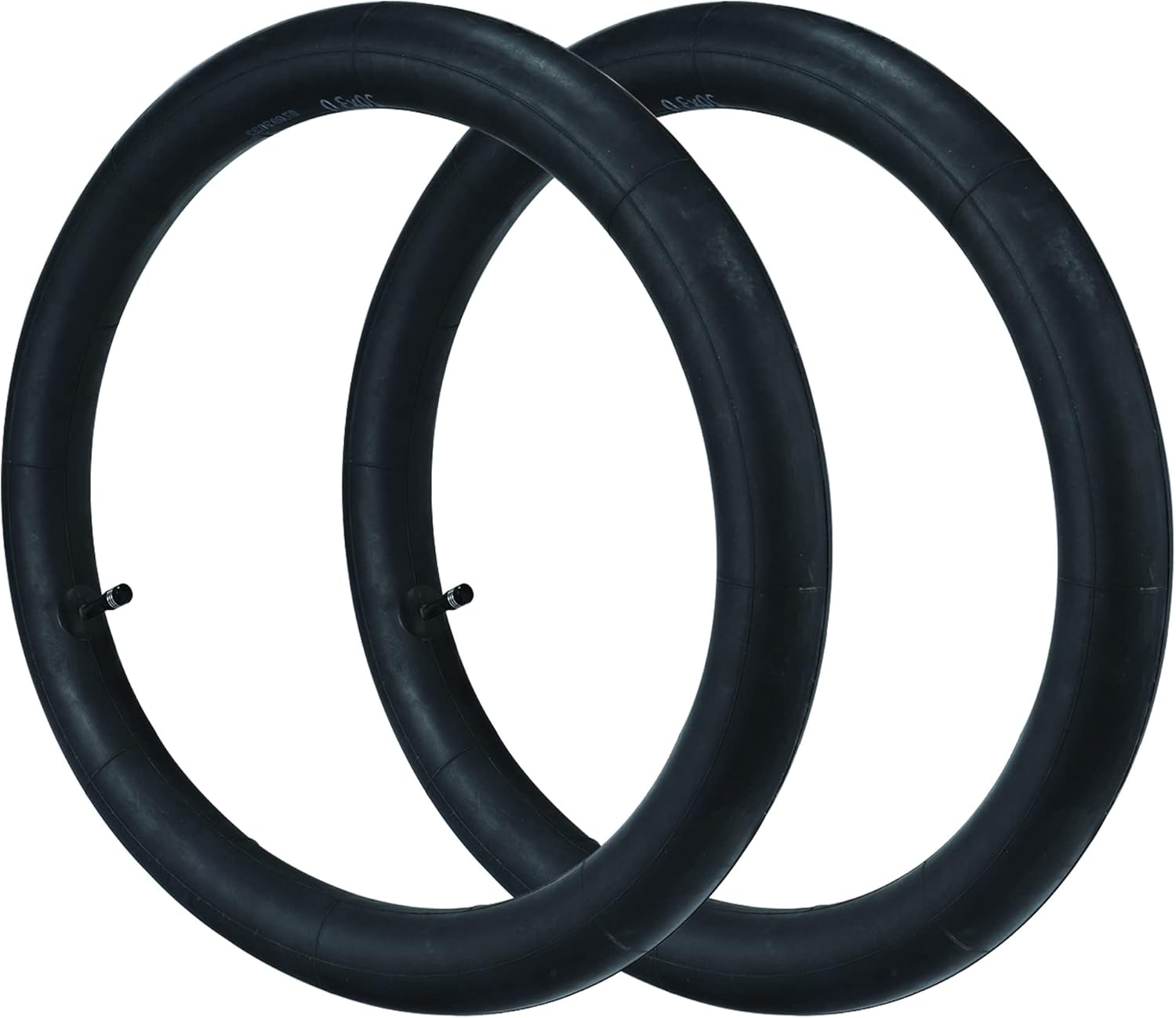 Paquete de 2 tubos de bicicleta de neumáticos gruesos de 20 x 3.0 con válvula Schrader de 1.260 in, tubos de bicicleta de 20 pulgadas compatibles