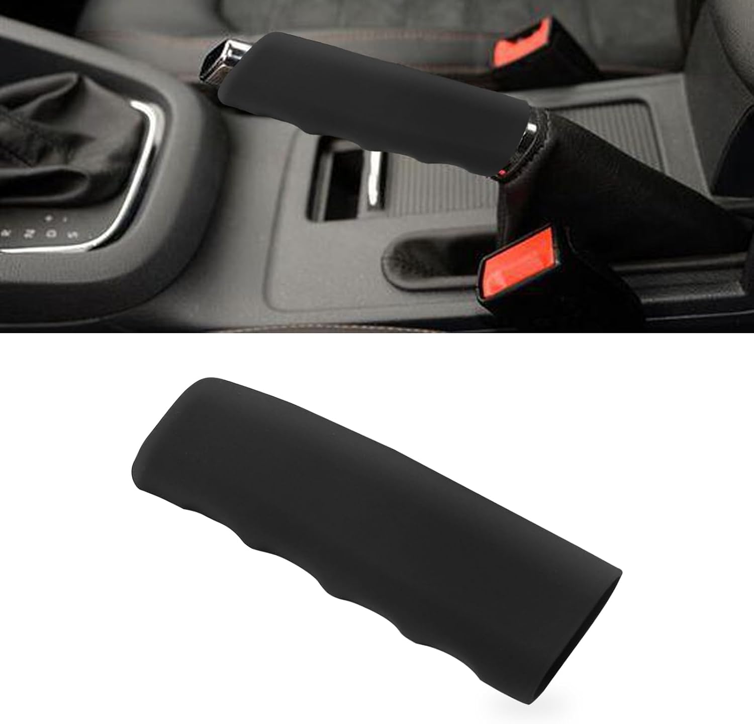 Fogfar Paquete de 1 funda protectora para freno de mano para arranque, funda de silicona para mango de automóvil, protector de mango de agarre de