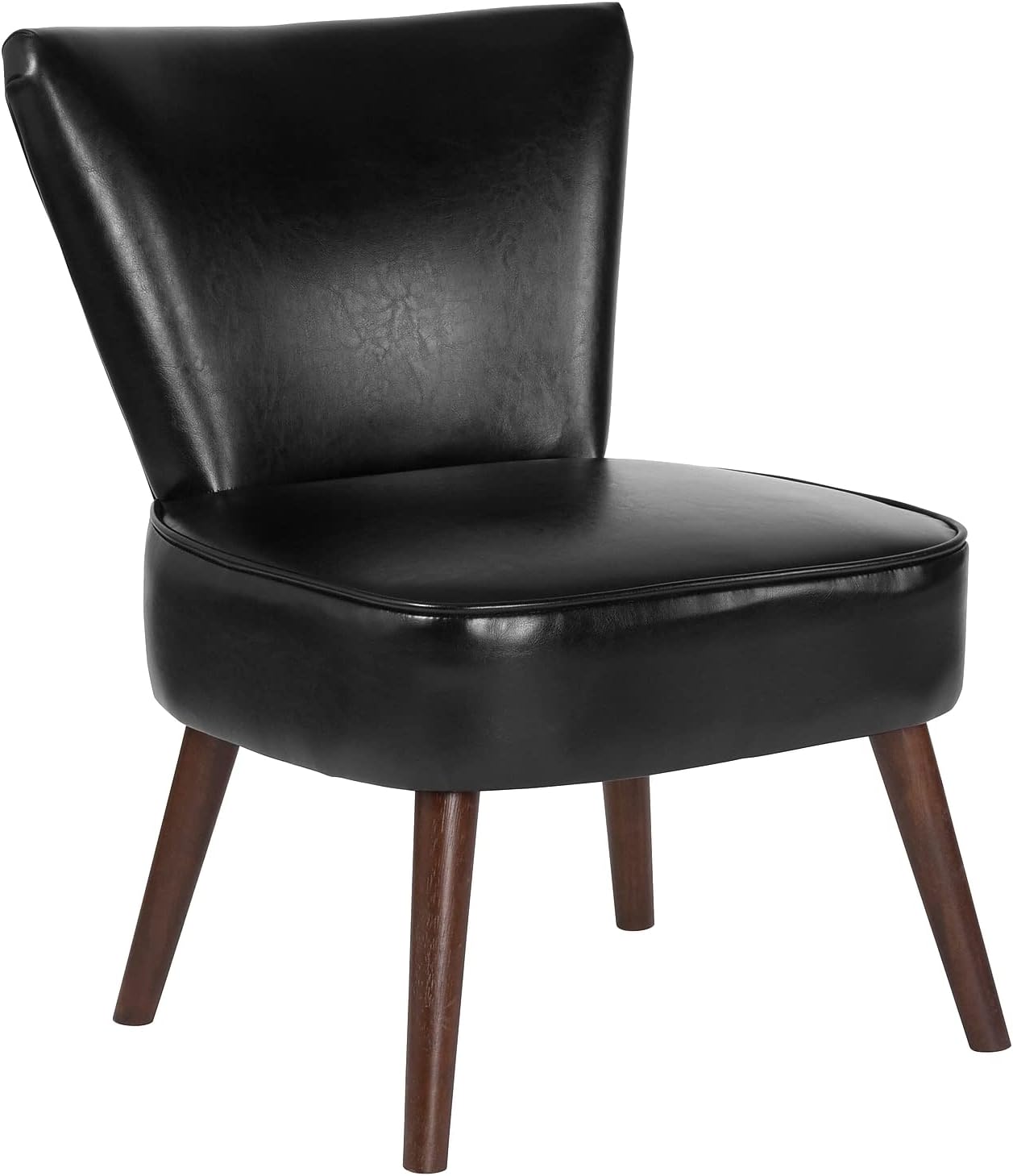 Flash Furniture HERCULES Holloway Series Black LeatherSoft Silla retro