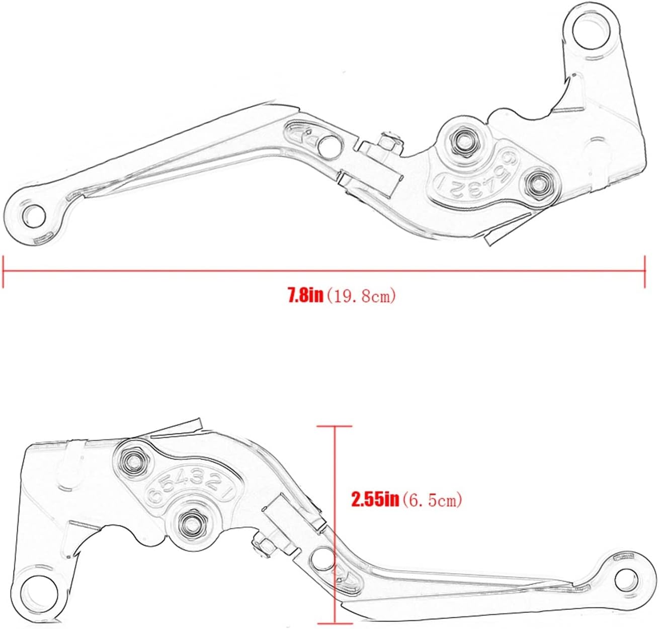 Accesorios de motocicleta CNC ajustable plegable freno embrague palancas extensibles para Kawasaki VERSYS 300X VERSYS 1000 VERSYS 650cc 2006-2019