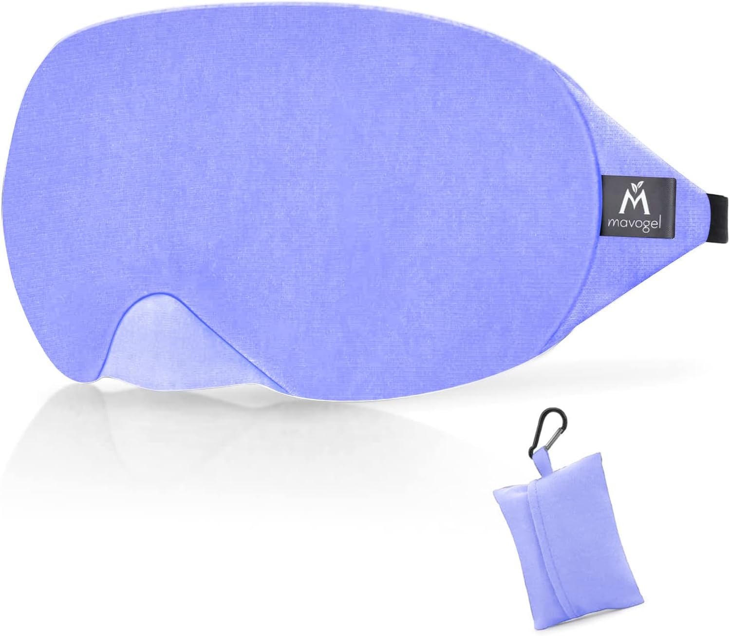 Mavogel Antifaz de algodón para dormir  Máscara de dormir transpirable con bloqueo de luz, suave y cómoda para hombres y mujeres, cubierta de ojos
