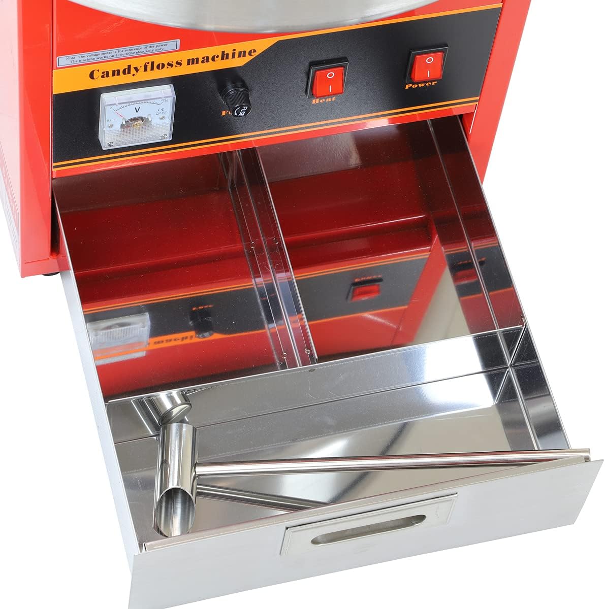 PartyHut Rojo comercial grande del fabricante del hilo dental del caramelo del partido de la máquina del caramelo del