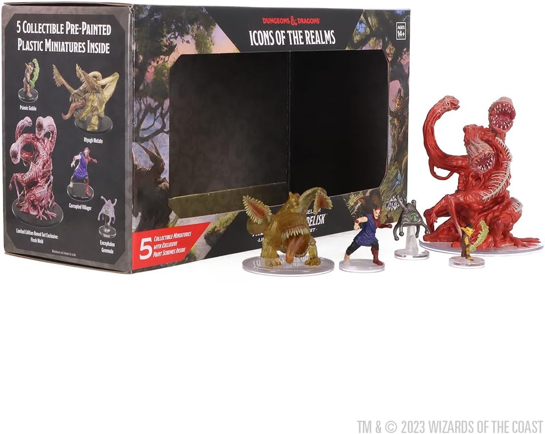 WizKids D&D Icons of The Realms Phandelver and Below The Shattered Obelisco – Edición limitada en caja Dungeons and Dragons Miniatures