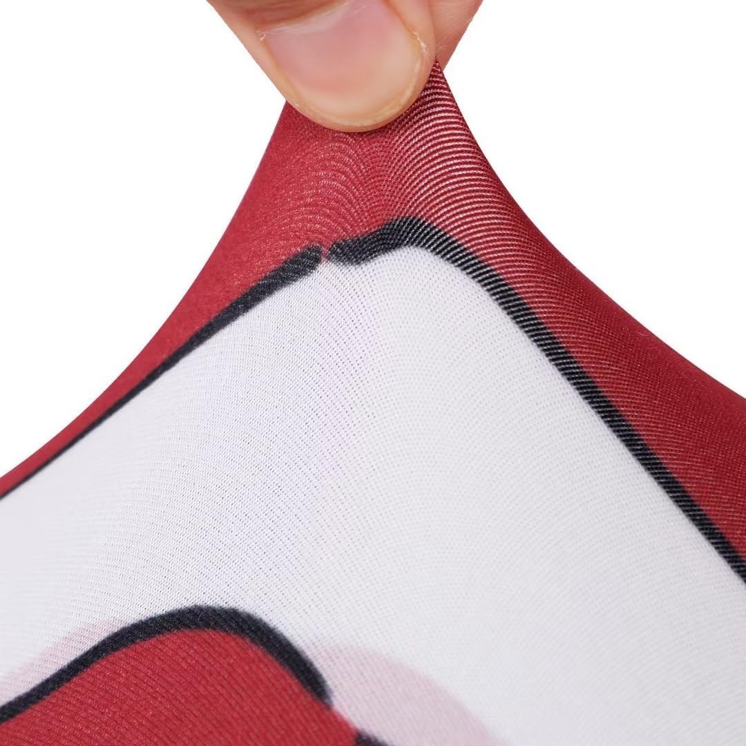 SearchI Juego de 6 fundas para sillas de comedor navideñas, fundas elásticas para sillas Parsons, protectores de asiento lavables de elastano para