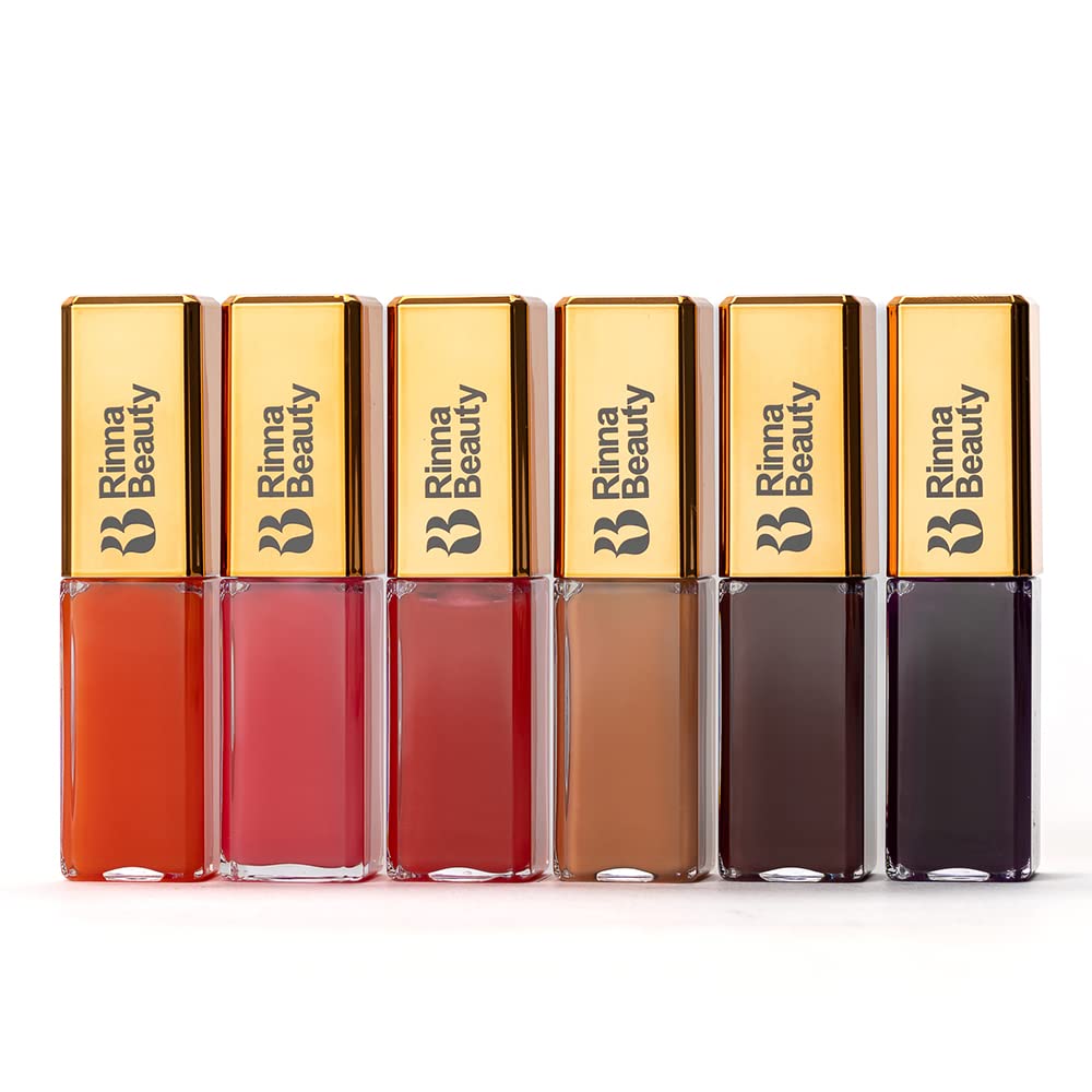 Rinna Beauty larger Than Life – Aceite para rellenar los labios, bomba brillante, hidrata e hidrata los labios, relleno natural con el tiempo,