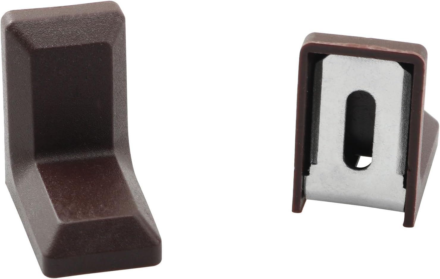 10 piezas de soporte de esquina en forma de L de ángulo recto, accesorios de muebles de gabinete de código de esquina de 1.102 x 0.709 in (10