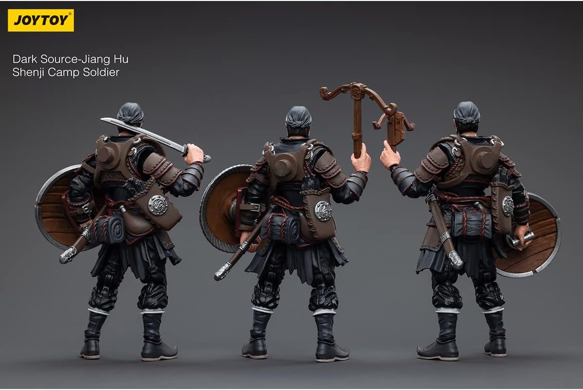 Joytoy 118 – Figura de acción de fuente oscura, Jiang Hu Shenji Camp Soldier Set de 3