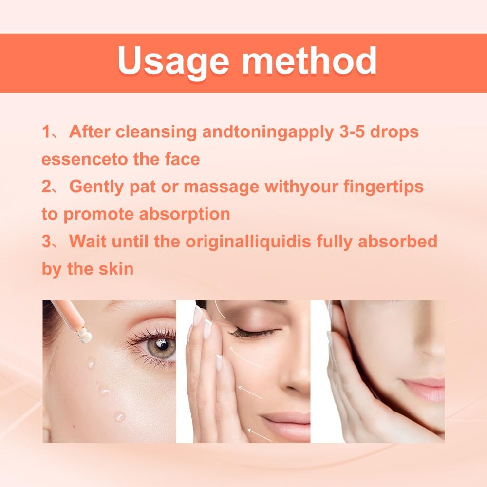 Suero antienvejecimiento de rosas, aceite facial de escualano a base de plantas, aceite facial para iluminar, hidratar, reafirmar y revelar una piel