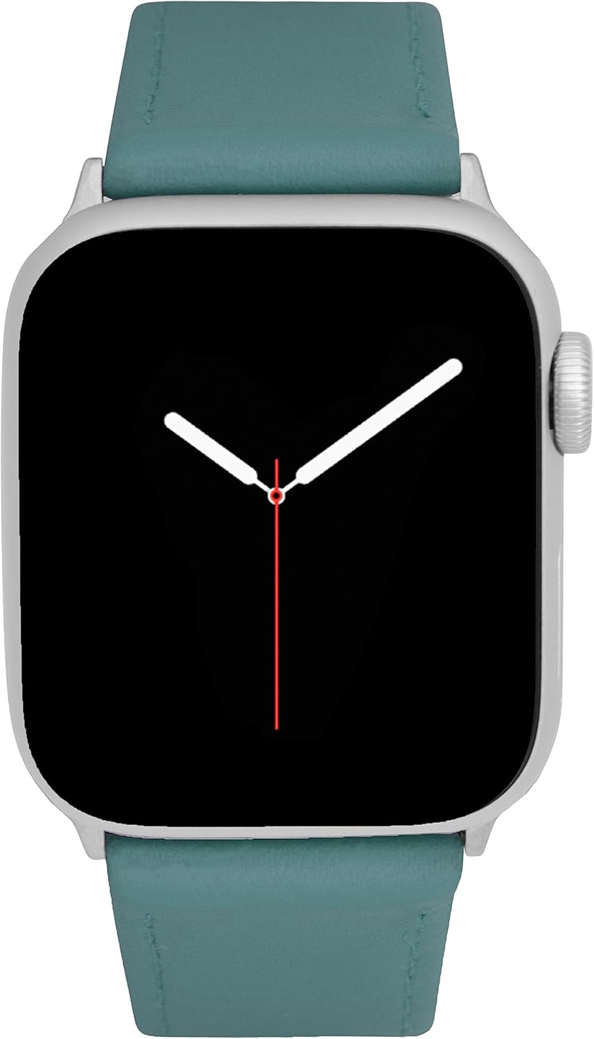 Bandini Correas de cuero para mujer para Apple Watch de 1.496 pulgadas, 1.575 pulgadas, 1.614 pulgadas para mujer, correa delgada de cuero iWatch