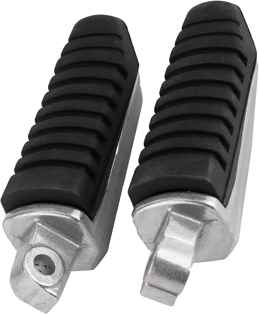 Aramox Estriberas de motocicleta, clavija trasera izquierda+reposapiés derecho para Suzuki HAYABUSA GSX1300R 20082011