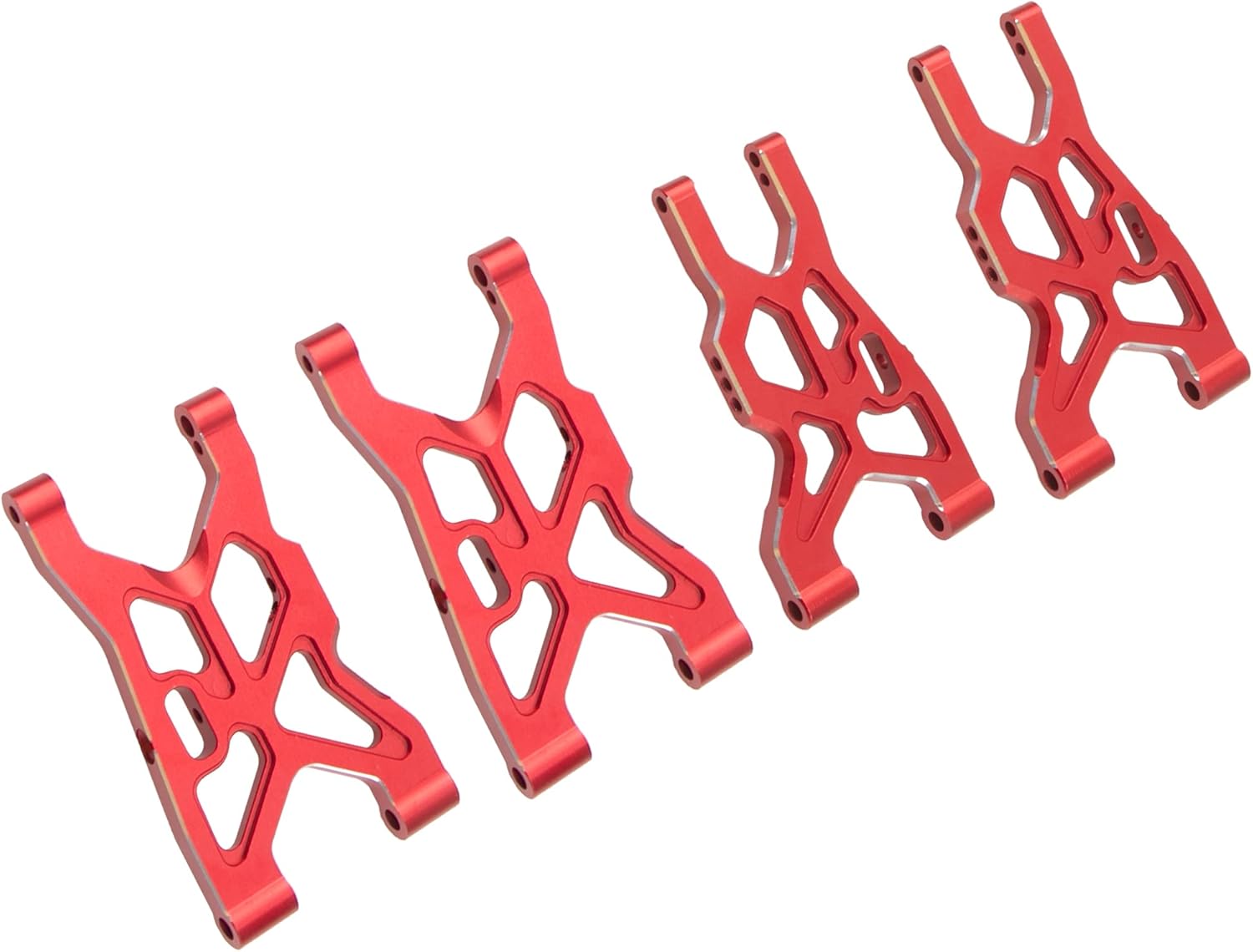 Juego de brazos de suspensión delanteros y traseros de metal que actualiza las piezas compatibles con Arrma 18 Infraction 4X4 MEGAVendetta 4X4 3S