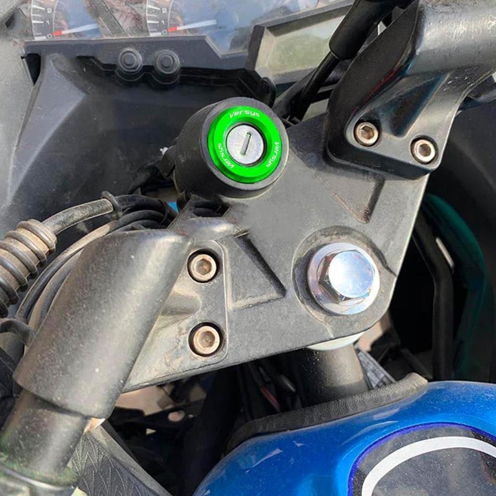 Anillo de cubierta del interruptor de encendido de motocicleta para Kawasaki Versys650 Versys1000 Versys-x 300  ABS 2017 2018 2019 2020 (color