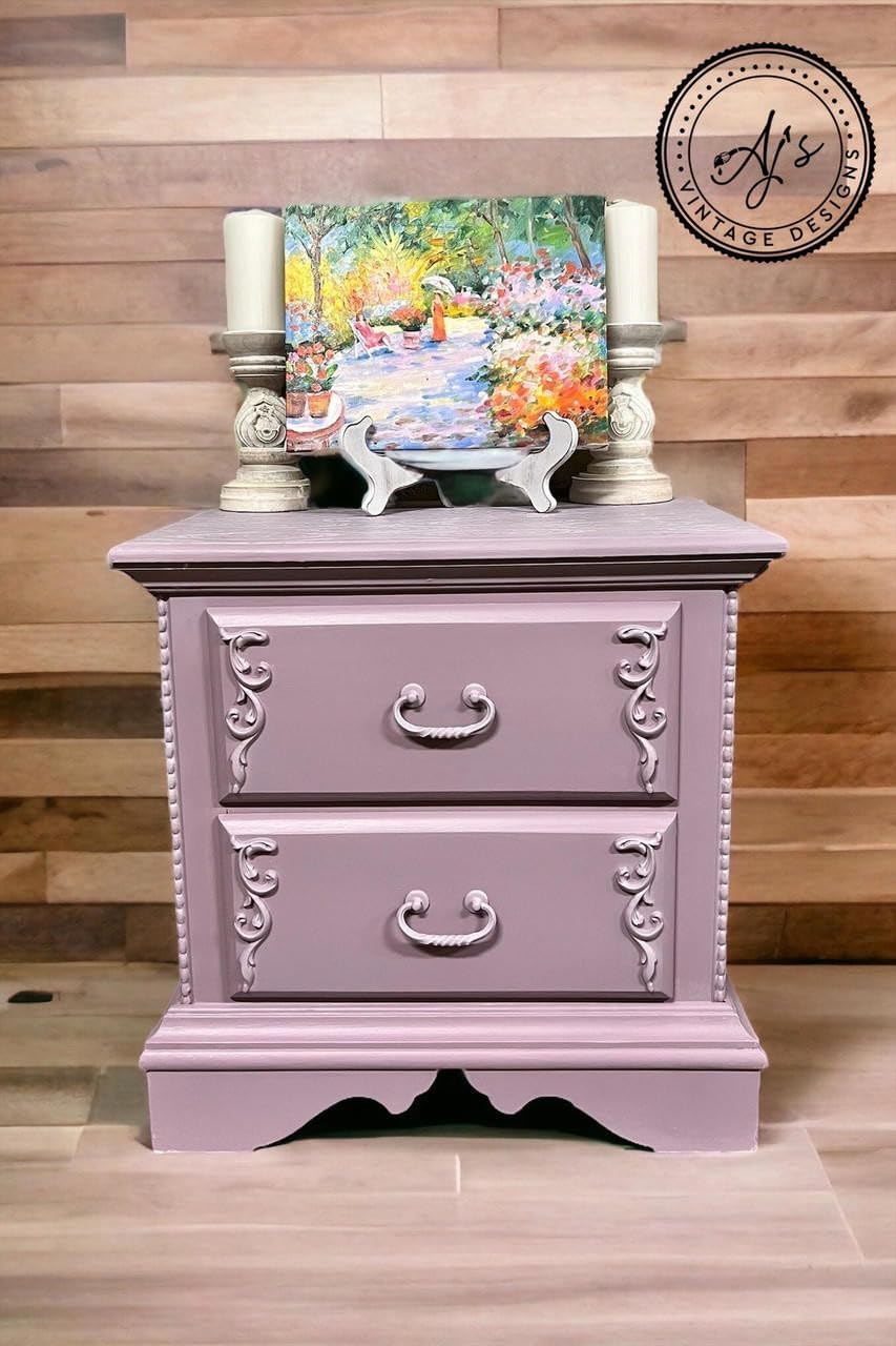 Dixie Belle Paint Company – Pintura con acabado de tiza para muebles, Secret Path (camino secreto), 4 fl oz, pintura mineral color lila polvoriento